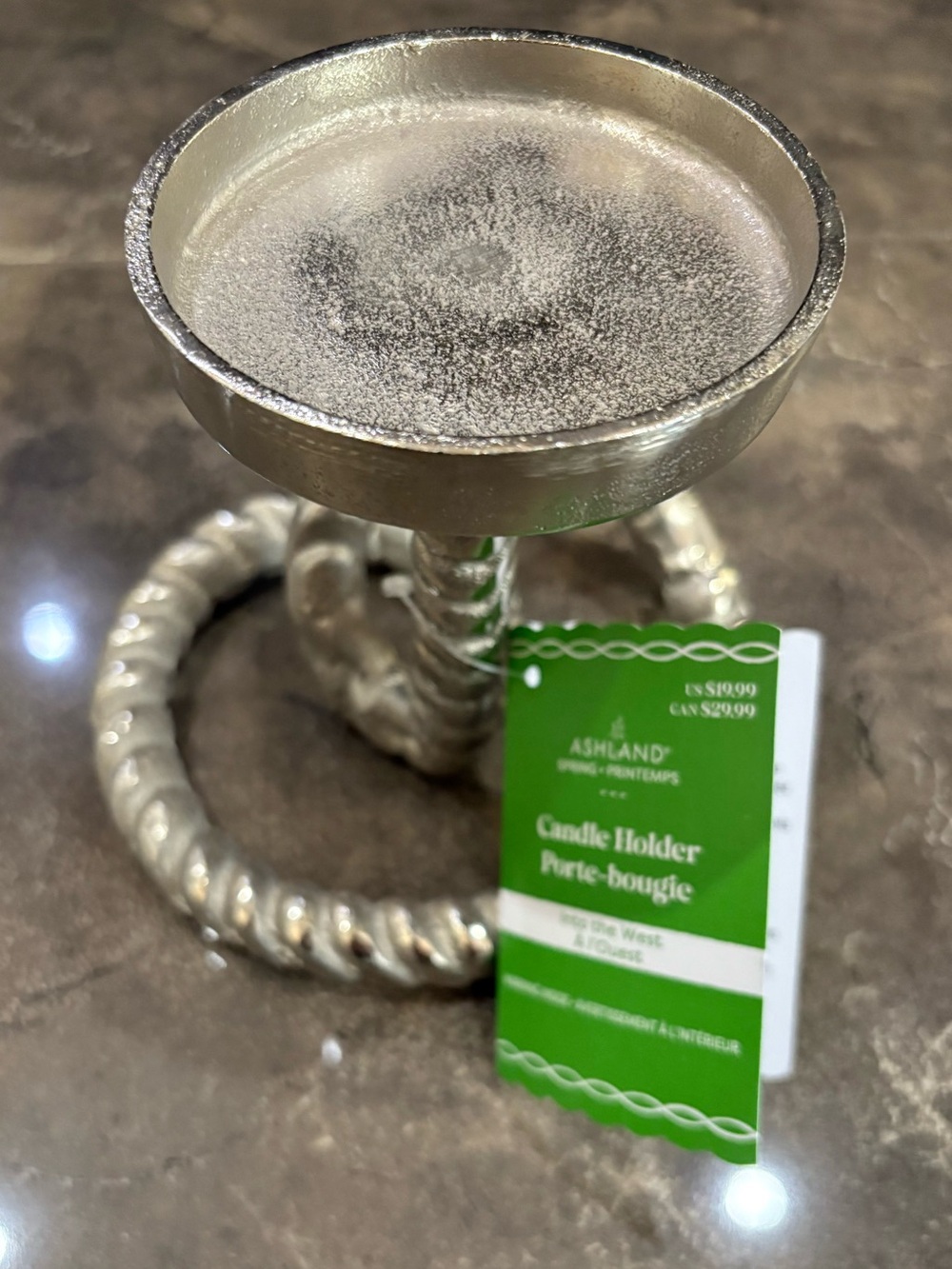 Ashland Silver Twisted Ring Candle Holder
👗2 for $15 or 3 for $20👗